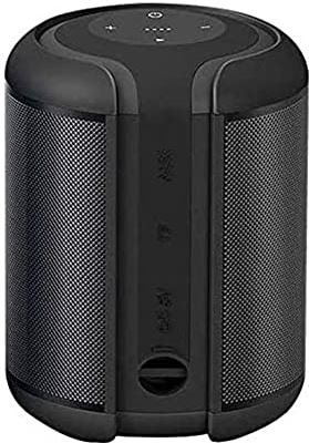 OOOFFFFFFFF Portable Bluetooth Speaker Wireless Speaker Bluetooth 4.2 IPX5 Waterproof Stereo Sound 20H Playtime Suitable for Family Outdoor Party Travel Work (Color : Black)