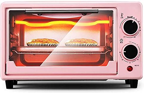 SUNWEIHAOA Mini-Oven 11L Compacte Elektrische Oven, Met Dubbele Kookplaat, Timer Van 60 Minuten, 35-250 ° C Temperatuurregeling Voor Grote Gebieden, Voor Het Bakken Van Cake Pizza Dessert Esthetisch En Praktisc