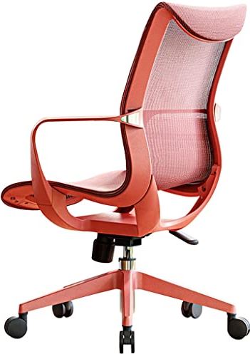 MaxTom Computerstoel Home Gaming-stoel Met Xiaoyao-functieontwerp S-vormige Rugleuning 126° Xiaoyao-functie Geschikt Voor Kantoor Of Gaming (Color : Red, S : 90-98cm)