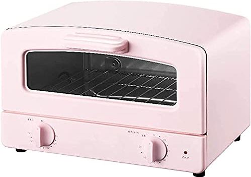SUNWEIHAOA Tafelblad Elektrische Oven 12L Mini Retro Elektrische Oven, Multifunctionele Toast Uitdrogen, 60 Min Timer, Lade Type Broodcake Koekjesbakmachine (Kleur: Blauw) (Blauw) (Roze) Esthetisch En Praktisch
