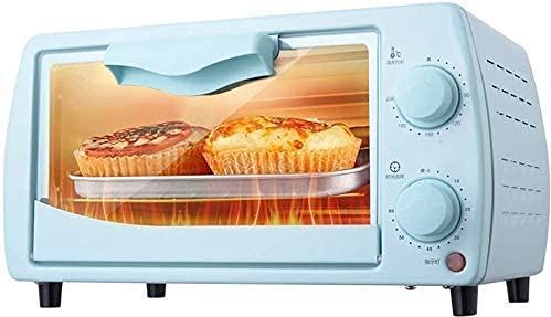 SUNWEIHAOA 12L Mini-Oven, Instelbare Temperatuur 0-230 En 60 Minuten Timer Huishoudelijk Bakken Multifunctionele Volautomatische Elektrische Oven (Blauw) (Blauw) Esthetisch En Praktisch