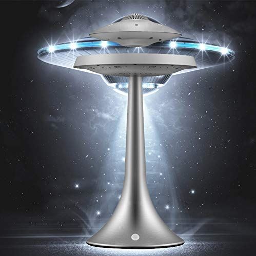 AJH Zwevende zwevende luidspreker-magnetische UFO Bluetooth-luidspreker V4.0-LED-lamp-voor thuis/kantoordecor, unieke geschenken, luidspreker Draadloos zwevend oplaadbaar