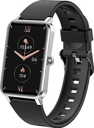 CHYAJIG Smart Watch Sports Smart Horloge Mannen Dames 1.57-Inch Full Touch Fitness Tracker IP68 Waterdichte smartwatch for Andriod IOS Bluetooth-horloge met luidspreker, hartslagmeter