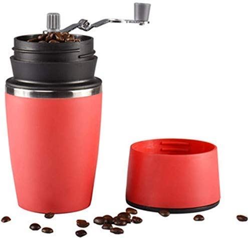 SXLCKJ Draagbare Handkoffiemolen Draagbare Huishoudelijke Handmolen Koffiezetapparaat Kleine Halfautomatische Koffiemachine (Crusher)