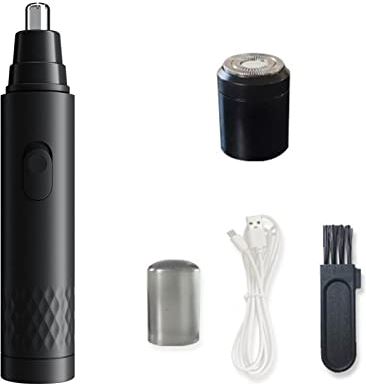 Aibyks Ear and Nose Hair Trimmer - Professional Facial Hair Trimmer,Electric Facial Hair Removal Tool, Easy to Use, Multifunctional Hair Trimmer for Easy Cleansing