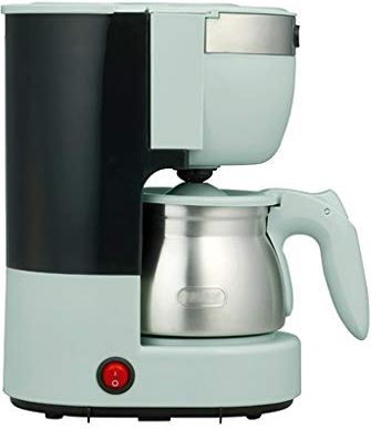 OOOFFFFFFFF coffee machine Vintage Green Filter Coffee Machine Home Office Fully Automatic Coffee Machine Espresso Coffee Small Practical Maker Drip Coffee Machines with grinder (Color : Green)