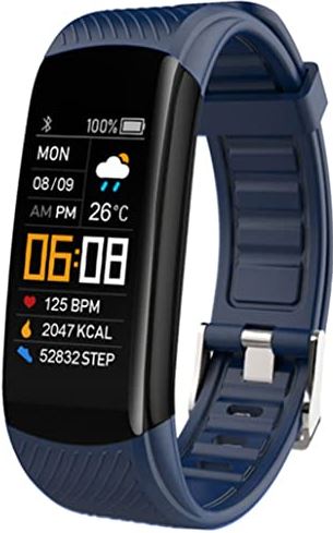 XSERNR Smart Watch Band Watch C5S Waterdichte Smart Armband Smart Polshorloge Hartslag Bloeddruk Fitness Blauw Draagbaar Smart Device wangdi