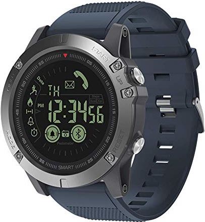 Ldelw Bluetooth Smart Watch Activity Tracker 1.24" Lcd Scherm IP67 Waterdichte sport slimme armband hartslag calorie afstand record for mannen vrouwen dames blauw sunyangde