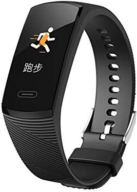 XSERNR Smart Band Blood Pressure 1,14 '' Screen Fitness Tracker Horloge Heart Rate Fitness Armband Waterproof Music Control for mannen vrouwen (Kleur: B) wangdi (Color : A)