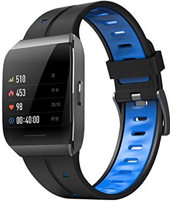 Ldelw Smart Watch 1,3 Inch Legering Case Forecast Fitness IP68 Waterdichte kleur display hartslagmeter sport smartwatch weer tracker for mannen rood (kleur: rood) sunyangde (Color : Red)