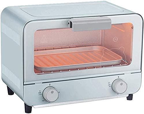 SUNWEIHAOA 9L Mini-Oven, Instelbare Temperatuur 60-230 En 30 Minuten Timer Multifunctionele Thuisbakoven Bakcake Convectie Aanrecht Broodrooster Oven (Blauw) (Blauw) Esthetisch En Praktisch