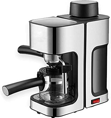 OOOFFFFFFFF Espresso Machine Quick Heating Semi-Automatic Mini Coffee Machine with Adjustable Milk Froth Stick Suitable for Cappuccino Latte Mocha (26.1 X 26.6 X 36 cm)
