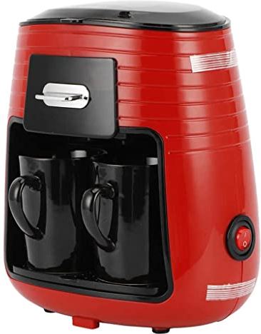 LEIGE Double Cup Drip Koffiezetapparaat Volledige automatische koffiemachine Multifunctionele thee maken van apparaten