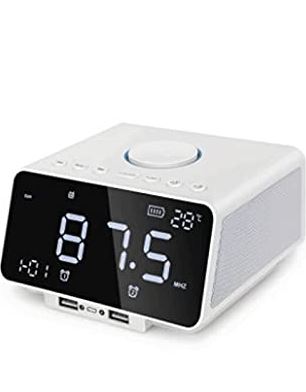 OOOFFFFFFFF Bluetooth Speaker Multifunction Bluetooth Alarm Clock Speaker Radio U Disk T Card Music Player