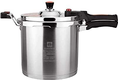 QAQQQQFGG 304 Stainless Steel Pressure Cooker T-shaped Valve Body Design Large-capacity Explosion-proof Soup Pot Multiple Safety Protection Thickened Slow Cooker (Size : 10L)