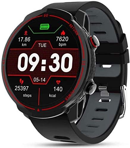 JHDDPH3 Smartwatch T30 Sport Tracker Smart Watch 1 3 Volledig cirkelscherm met hartslag Tracker IP68 Waterdichte fitness horloge Compatibel met Android 4 4 en boven IOS 7 1 en boven Exquisi sporthorloge