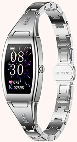 JXFY Smart Horloge Multi-Dial Horloges voor Vrouwen, Fitness Tracker 1.1 "Touchscreen Smartwatch Fitness Horloge, IP67 Waterdichte Stappenteller Activiteitstracker voor Android Ios, Zilver (Zilver)