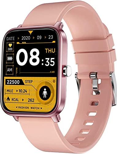 Sacbno Full Touch Fitness Tracker Smart Watch, met 8 sportmodi Sleep tracking, muziek, IP67 Waterdichte activiteit Tracker compatibel met Android, iOS for mannen vrouwen