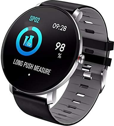 XSERNR K9 Smart Watch IP68 Waterdicht Ips Kleur Hartslag Monitor Fitness Tracker Sport Bluetooth 1,3 Inch Full Touch Screen Men (kleur: B) wangdi (Color : C)