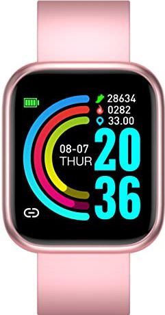 CHYAJIG Smart Watch Smart Horloge Mannen Dames Sport Smartwatch Bluetooth Waterdichte Smart Armband Sleephart TariefBlood Drukmonitor for Mannen Vrouwen (Color : Green)