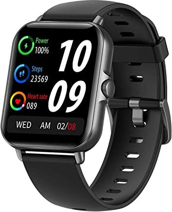 Coldlike Smart Horloge Voor Mannen Vrouwen, 1,69 Inch HD Touchscreen Bluetooth Smartwatch Voor Android Ios Telefoon Met Fitness Tracker/oefening Record/muziek