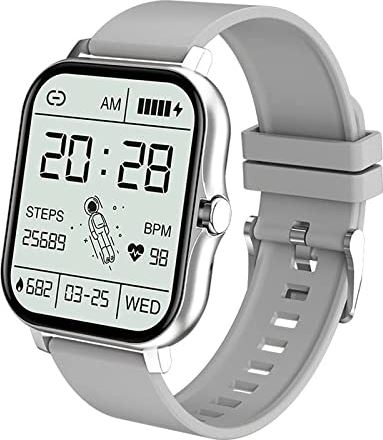 CHYAJIG Smart Watch Dames Smart Horloge Mannen 1.69"Kleurenscherm Volledige Touch Bluetooth Call Fitness Tracker Smart Clock Ladies Smart Watch Women (Color : White)