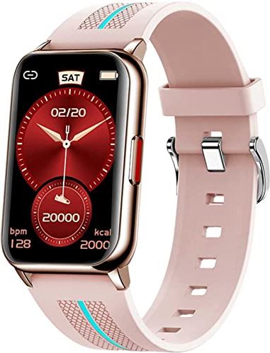 Sacbno Smart Watch, Fitness Tracker voor Android-telefoons en iOS-telefoons, Waterdichte IP68 met slaapmonitor, stappenteller en afstandsteller, Smart Watch voor mannen en vrouwen
