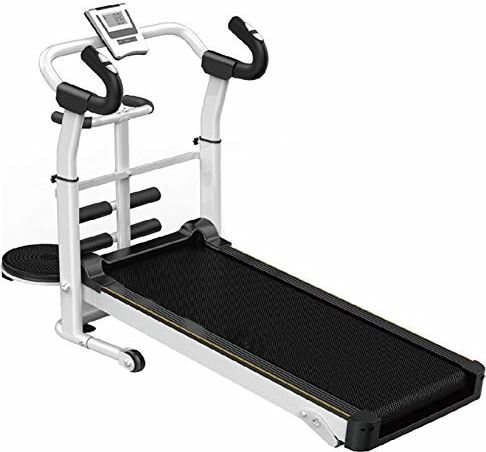 XCTLZG Hardloopmachines Loopband voor Home Gym Cardio Fitness, Mechanische loopband Opvouwbaar Ruimtebesparend Fitness Hardlopen
