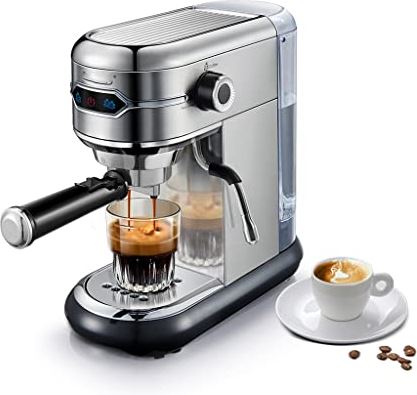 WFJDC Koffiezetapparaat Melk Frother Kitchen Apparaten Elektrische Schuim Cappuccino Koffiezetapparaat (Color : A, Size : As the picture shows)