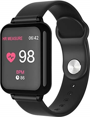 XSERNR Smart Horloges Waterdichte Sport for Telefoon Smartwatch Hartslag Monitor Bloeddrukfuncties for Vrouwen Mannen Kid (Kleur: Een maat: met doos) wangdi (Color : B, Size : With box)