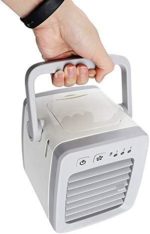 HSCYLWJ Mini draagbare airconditioner multifunctionele luchtreiniger USB desktop luchtkoeler ventilator met watertank