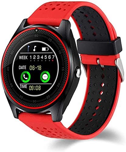 JHDDPH3 Smartwatch Smart Watch With Camera Smart Horloge Stappenteller Gezondheid Sport Klokuren Mannen Dames Smart Horloge for Android IOS Eenvoudig te gebruiken- Blue Exquisite/Green sporthorloge
