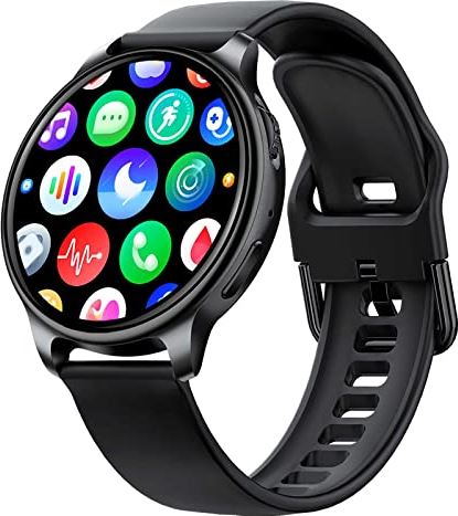 Coldlike Klassieke Ronde Touchscreen Smartwatch, Hd-smartwatch Voor Android-telefoons En iOS, IP67 Waterdichte Fitness Smartwatch Met Slaaptracker