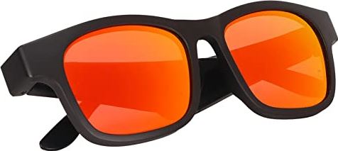 KAKAKE Slimme Bluetooth-zonnebril, draadloze Bluetooth-zonnebril Multifunctionele draagbare hoge resolutie semi-open ruisonderdrukking voor winkelen(rood)