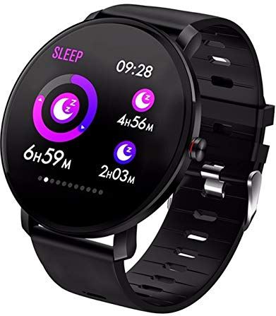XSERNR K9 Smart Watch IP68 Waterdicht Ips Kleur Hartslag Monitor Fitness Tracker Sport Bluetooth 1,3 Inch Full Touch Screen Men (kleur: B) wangdi (Color : A)