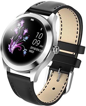 XSERNR IP68 Waterdichte Smart Horloge Dames Armband Hartslag Monitor Slaap Monitoring Fysiologische Herinnering Smartwatch Android (kleur: B) wangdi (Color : C)