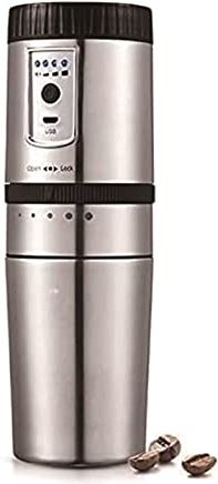 SXLCKJ Koffiezetapparaat Draagbare Koffie Mini Espressomachine Elektrische Koffiemolen USB Opladen Sta (Crusher)