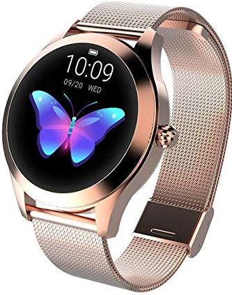 XSERNR IP68 Waterdichte Smart Horloge Dames Armband Hartslag Monitor Slaap Monitoring Fysiologische Herinnering Smartwatch Android (kleur: B) wangdi (Color : B)