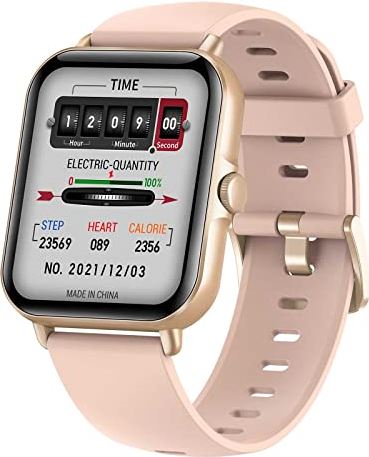 Coldlike Smart Horloge Voor Mannen Vrouwen, 1,69 Inch HD Touchscreen Bluetooth Smartwatch Voor Android Ios Telefoon Met Fitness Tracker/oefening Record/muziek