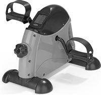 VITALmaxx 2-in-1 Mini Bike, been en arm hometrainer met trainingscomputer - Bewegingstrainer - Stoelfiets – pedaaltrainer - fiets simulator