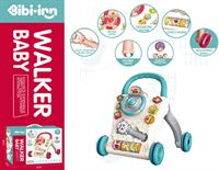 BabyWalker Baby Walker - Educatief Babyspeelgoed - met muziek en vrolijke lichtjes - baby loopspeelgoed - blauw