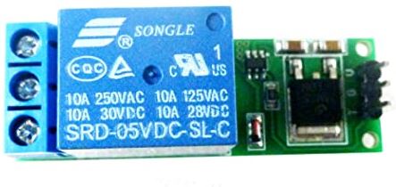 Sraeriot Puls Trigger Module Bistable Self-Locking 6-24V Flip Flop Latch Relais Low Puls Blue Voltage Apparatuur Tool Praktische Accessoires