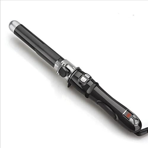 Tyfanag Automatische Haar Curler Stick Professionele Roterende Curling Iron Ceramic Roll Curling 360-Degree Automatic Rotation Curling Tools (Color : Black 32mm, Plug standard : EU)