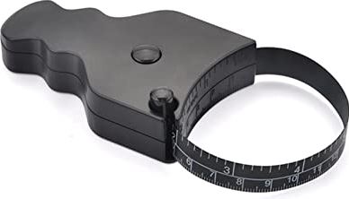 FULAI Yu FangL Metende tape geschikt for lichaam in een hand eenvoudige bediening Ruler Compacte ontwerp Nauwkeurige handige manier om te lezen (Color : Black)