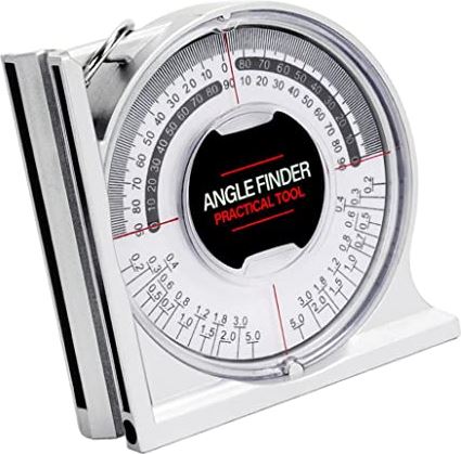 Sraeriot PROGRUCTOR ANGLE FINDER 0-360 graden Slope schaalniveau met basis Meetbenodigdheden Praktische accessoires