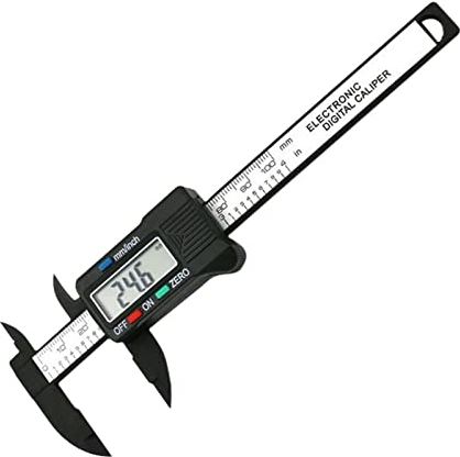 HUACHEN-CHAO Micrometer Calibrator Digitale remklauw Vernier Tools Pachometer Digitale Caliber Elektronische remklauw Handvat Plastic remklauwen (Color : 0-100mm Black)