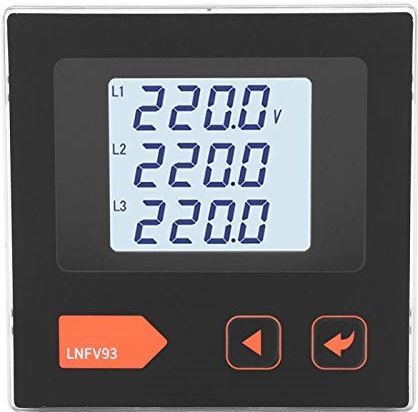 LYSGST Voltmeter,LNFV93 Intelligent Power Meter 3P Three-Phase Digital Voltmeter AC Voltage Monitor Meter