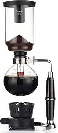 THGJACH Sifon Koffiezetapparaat Glazen Sifon Pot Percolators 1-3 Kopjes Siphon (Siphon) Koffiezetapparaat (Color : A, Size : 13 * 35cm)
