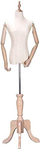LYSGST Mannequin Manikin Body Body Seamstress Tailor Models, and Adjustable Height Tripod Stand, Fashion Models Show Manikins Professional Mannequin 220412 (A Small)
