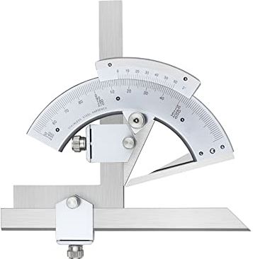 LKJDFJKSDS Three-Measure Universal Angle Ruler 0°-320° Angle Measuring Instrument Protractor Angle Meter 360° Measuring Tool